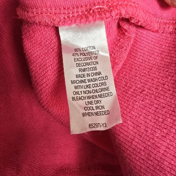 Socialite Front Knot Pullover Sweater Pink Size M - Picture 4 of 5